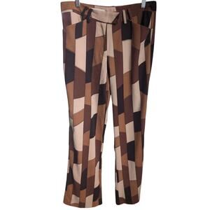 Faux Suede Patchwork Pants Festival Boho Chic 70s Eccentric